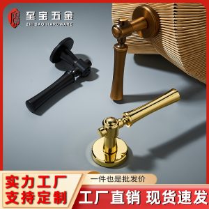 定制批发门锁卧室简约家用室内欧式门把手实木静音含锁木门分体锁