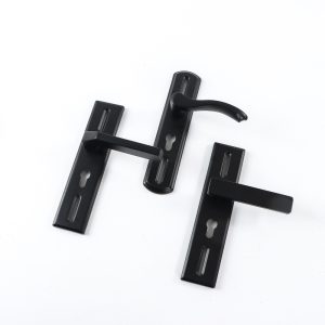 批发金属拉丝门把手木门执手锁室内卧室静音房间门锁具工程门把手