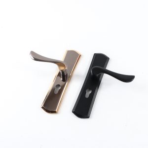 家用木门门把手卧 欧式卧室门执手锁 木门压把锁欧式门把手家用