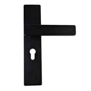 工程房批发卧室门锁黑色房间实木门锁老式门把手静音锁具执手锁